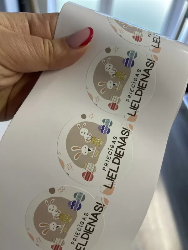 Custom branding labels, custom stickers for presents, festive stickers