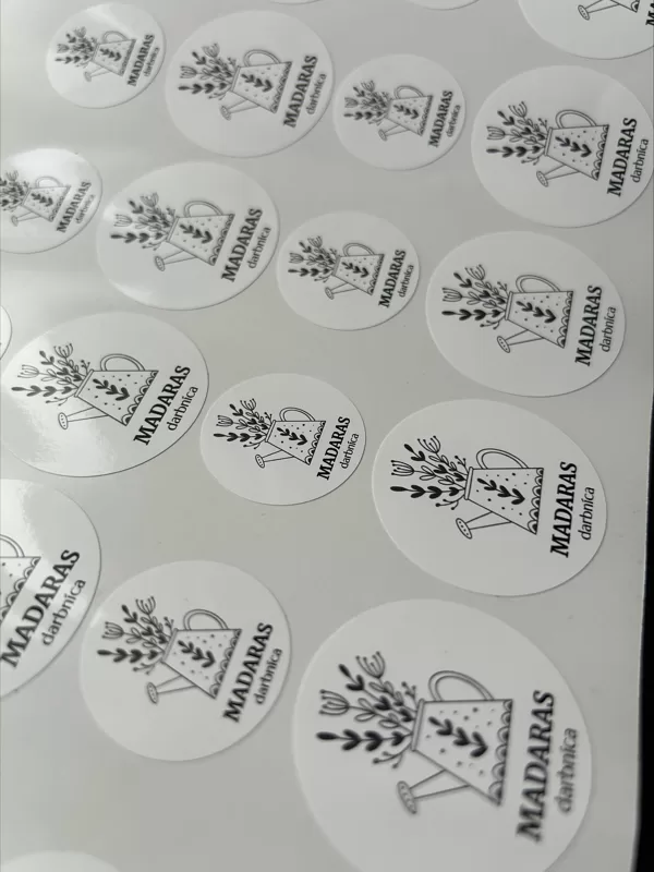 Logo stickers, branding labels, packaging stickers, personalized logo labels